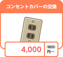 コンセントカバーの交換