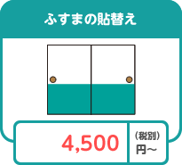 ふすまの張り替え