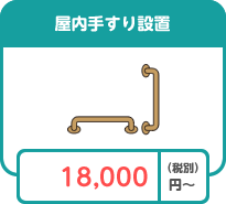 屋内手すり設置