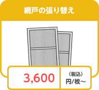 網戸の張り替え